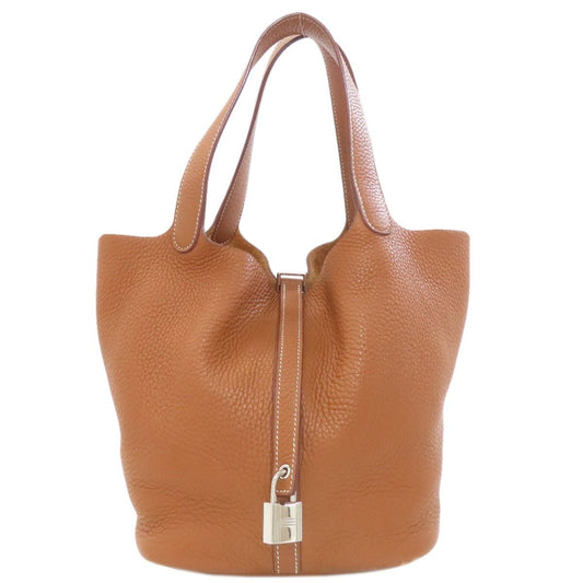 Hermes Picotin Lock MM Silver Handbag