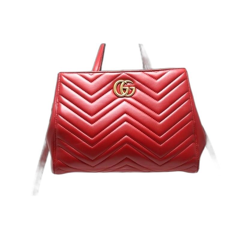 Gucci GG Marmont Leather 2-Way Handbag