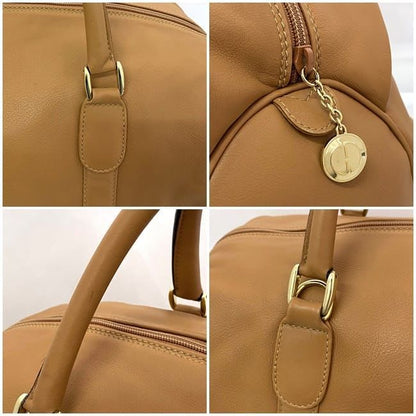 Gucci 2-Way Boston Bag Camel Brown