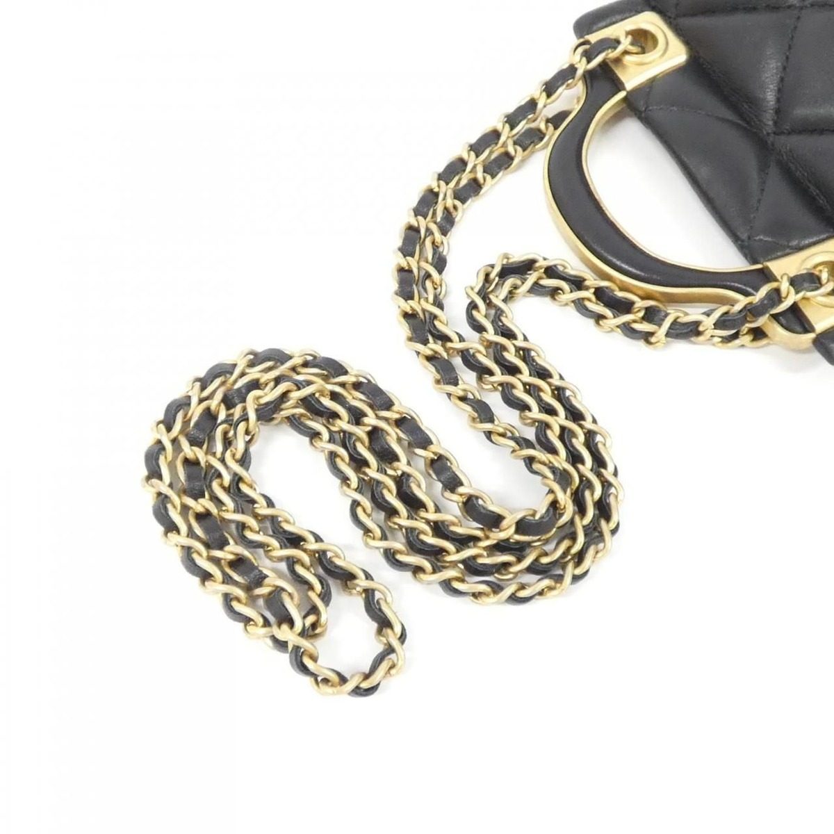 Chanel Card Case Card Holders Gold — view 5
