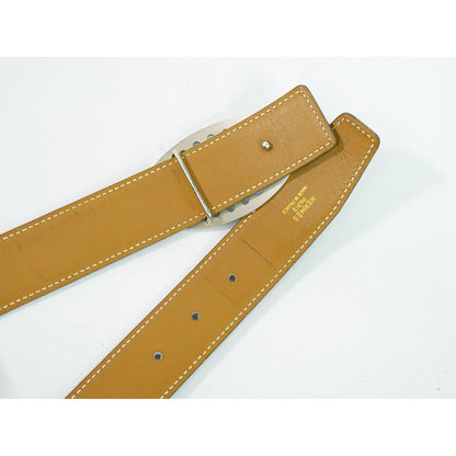 Hermes Evelyne Reversible Belt Leather Black Brown — view 3