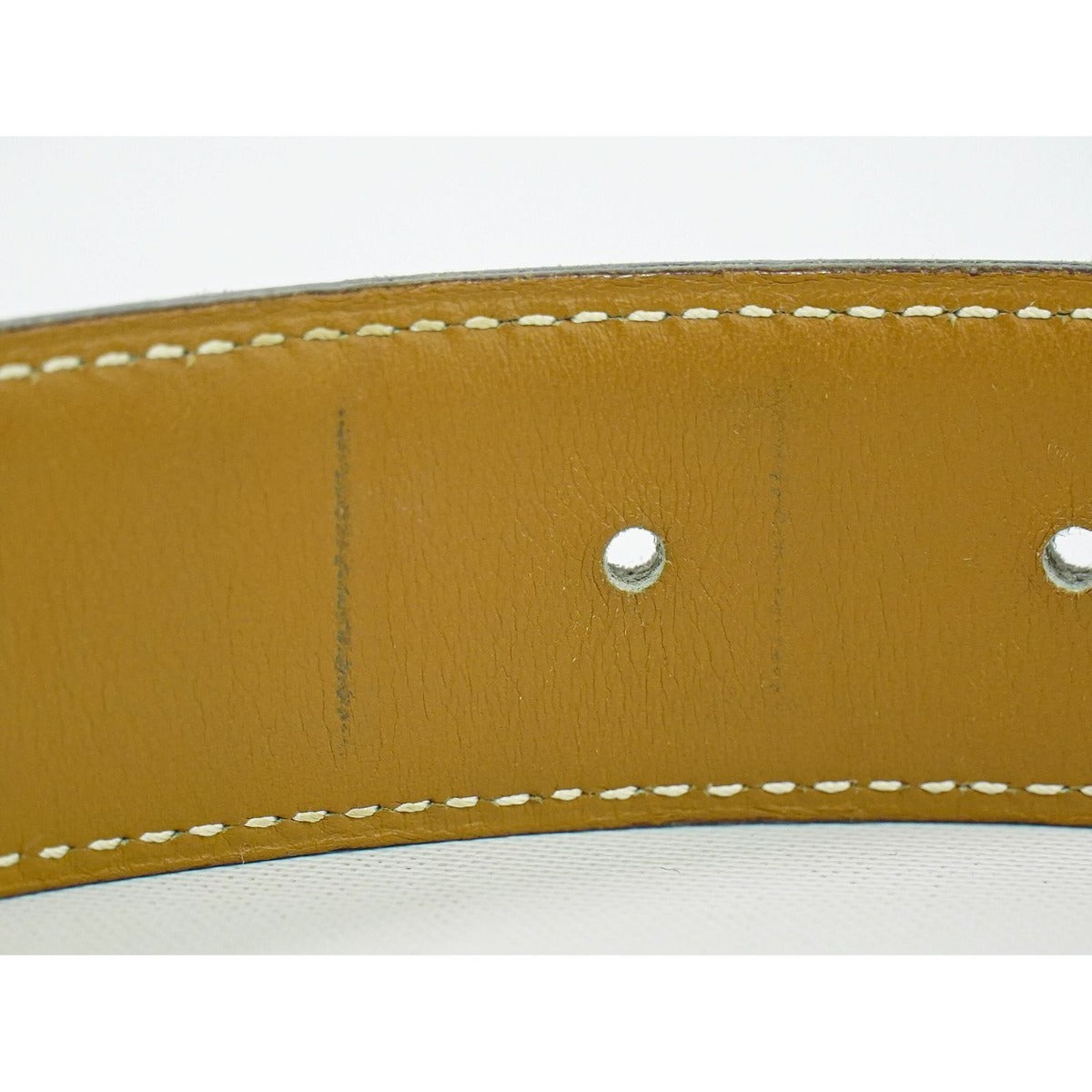 Hermes Evelyne Reversible Belt Leather Black Brown — view 4