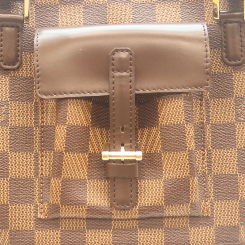 Louis Vuitton 08 N51121 Damier Manosque PM Tote Bag Brown Ladies