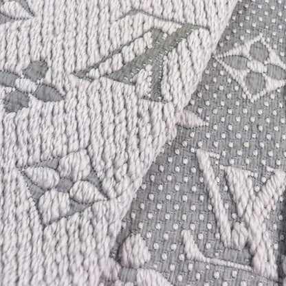 Louis Vuitton M74742 Echarpe Logomania Silk Blend Monogram Fringed