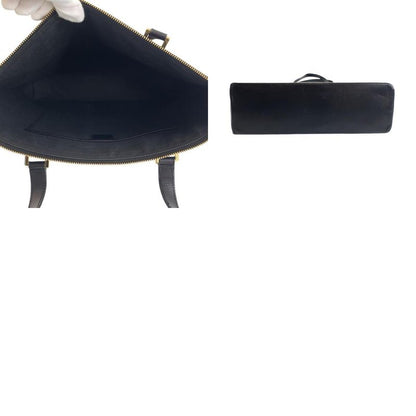 Celine Vintage Macadam Brown Gold Hardware PVC Tote Bag Shoulder Bag Women