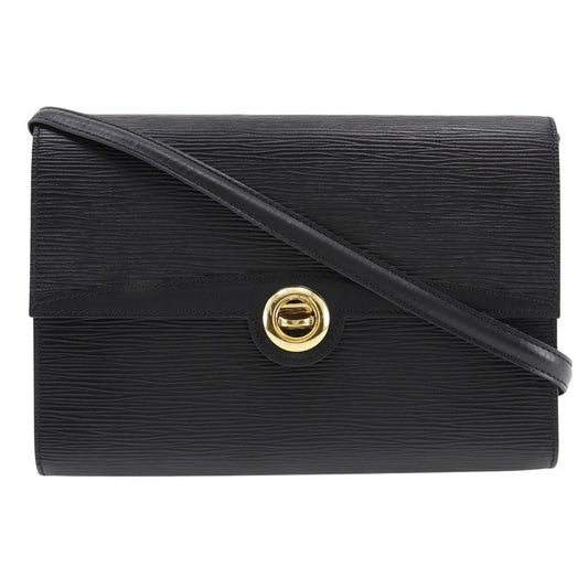 Louis Vuitton Pochette Arche 2-Way Clutch Epi Leather Noir Black
