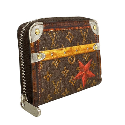 Louis Vuitton Coin Case Monogram Zippy Purse Brown — view 2