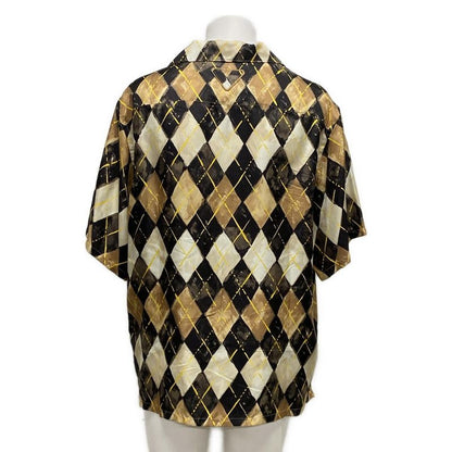 Prada Short Sleeve Shirt Size M Men's - Ucs414 Ivory X Black X Beige 2024 /