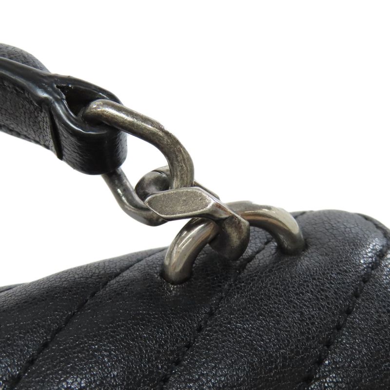 YVES Saint Laurent Yves Saint Laurent Cassandra Shoulder Bag Leather Women