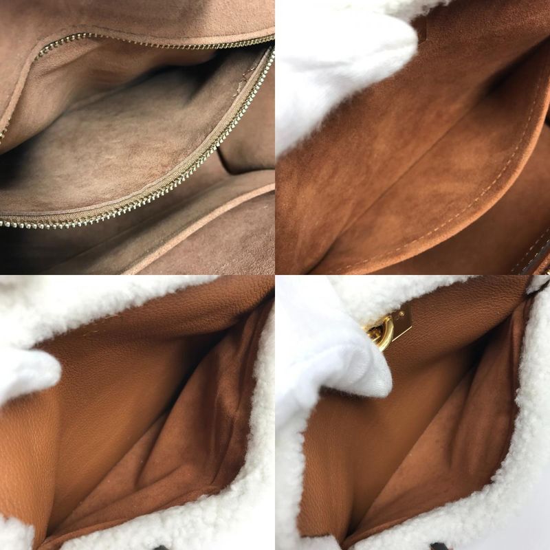 Louis Vuitton Handbag On My Side PM On My Side PM M58918 Leather Camel Brown