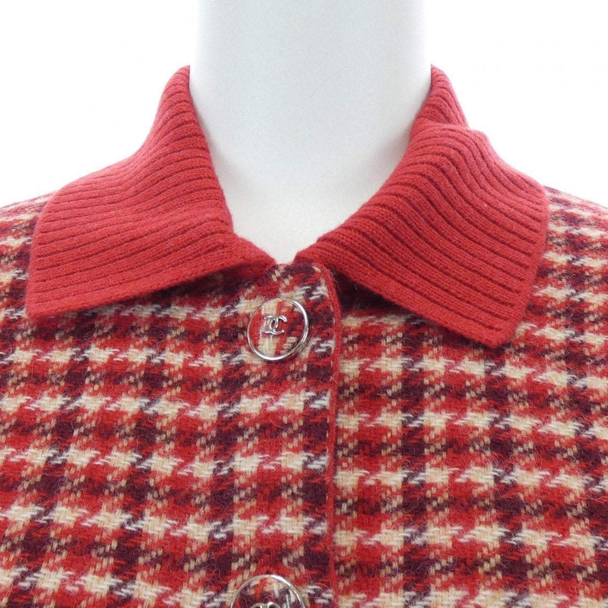 Chanel Cardigan Cashmere Red — view 6