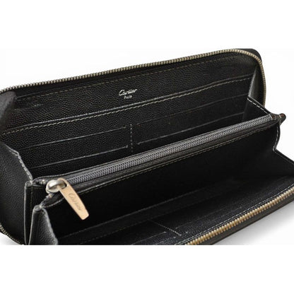 Cartier Wallet Leather Santos Black — view 5