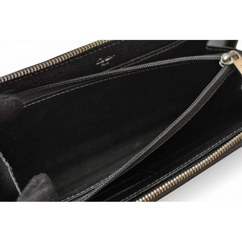 Cartier Wallet Leather Santos Black — view 8