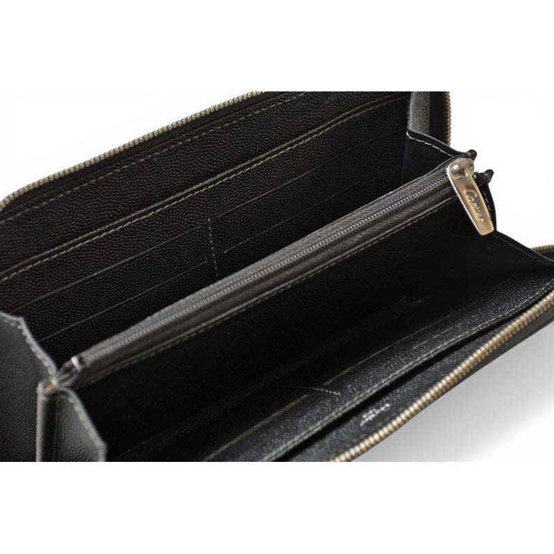 Cartier Wallet Leather Santos Black — view 9