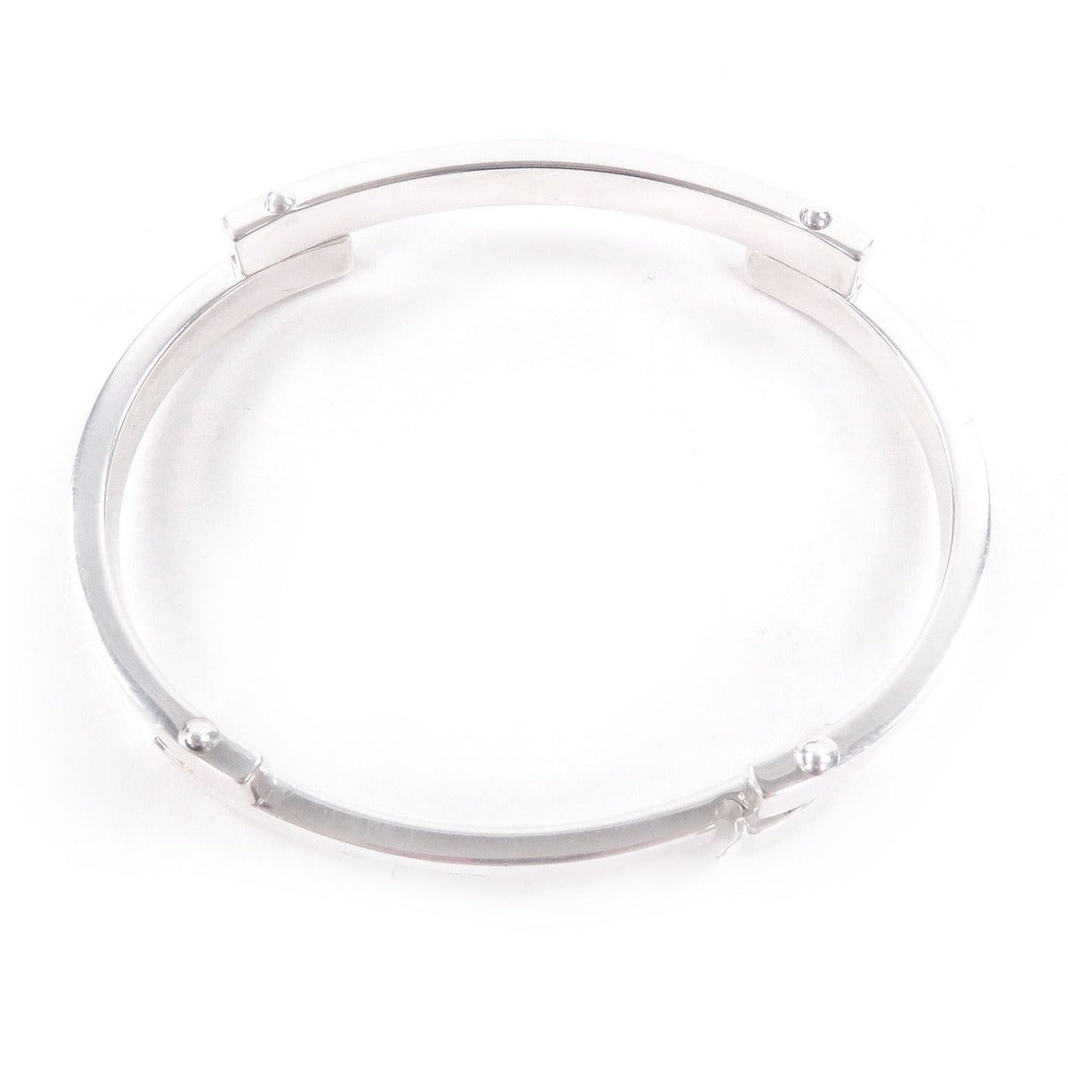 Gucci Vintage Bar Link Bangle Bracelet Silver Weight — view 2