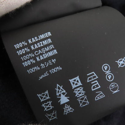 Prada 2023 P24d2q 100% Cashmere Crewneck Short Sleeve Knit Sweater Navy 36 Made