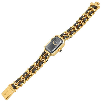 Chanel Watch Premiere M Black Leather — view 4