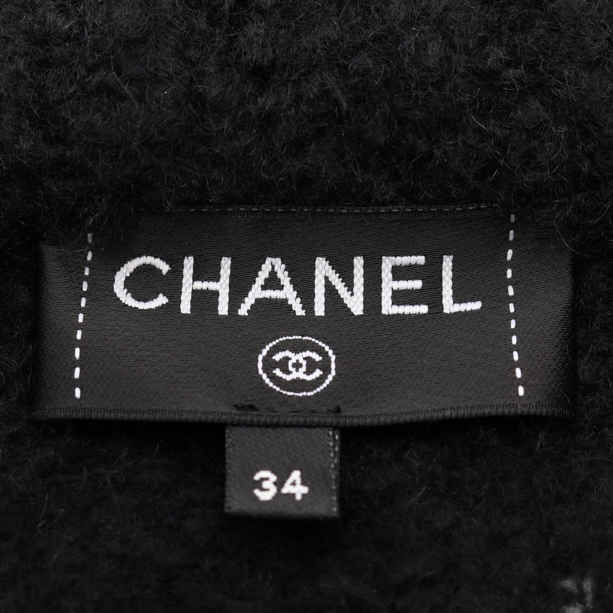 Chanel CC Logo Cashmere Silk Hoodie — view 3