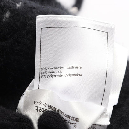 Chanel CC Logo Cashmere Silk Hoodie — view 4