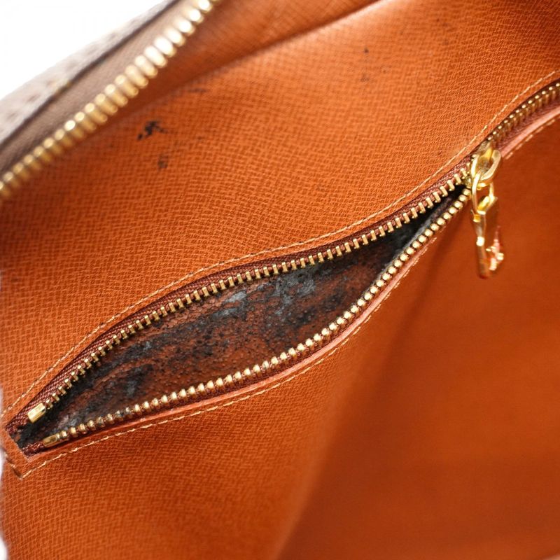 Louis Vuitton Briefcase Monogram Porte Documents Voyage M40226 Brown Men's