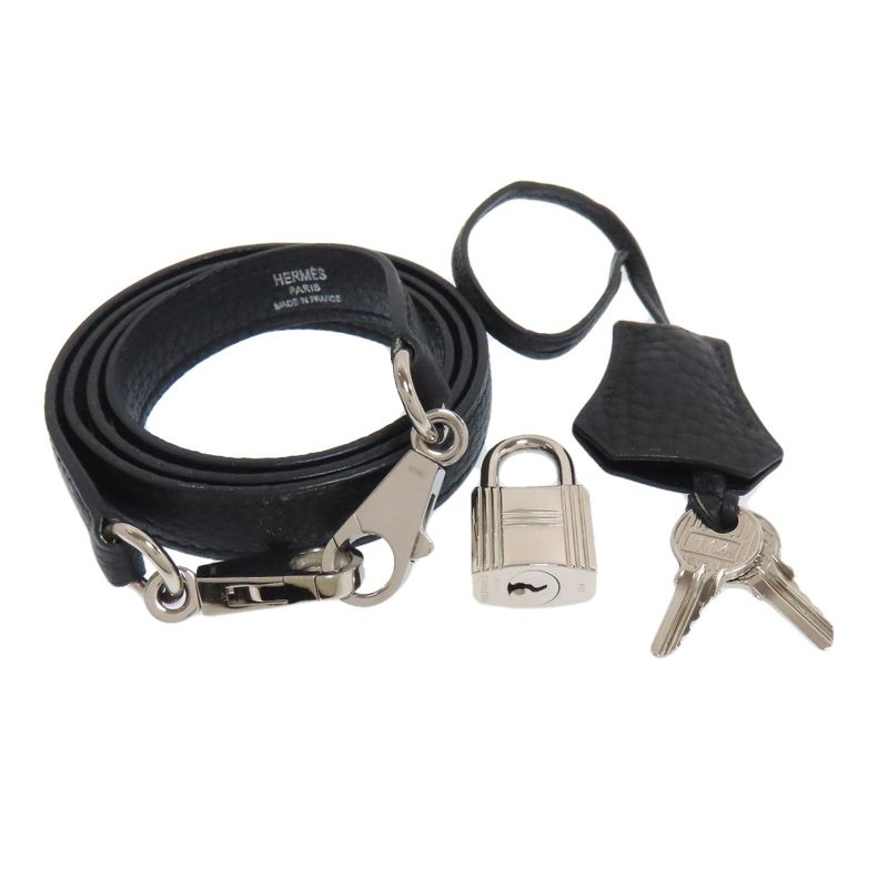 Hermes Kelly 32 Outer Stitch Silver Hardware Handbag Fjord Women