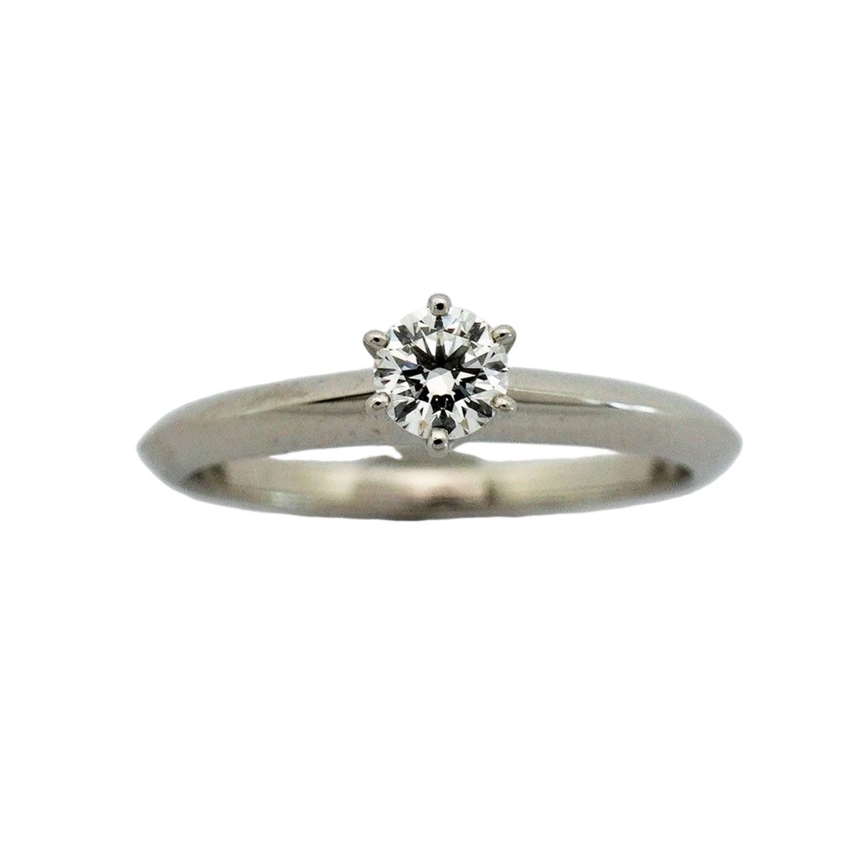 Tiffany & Co Ring Solitaire Platinum Diamond — view 2