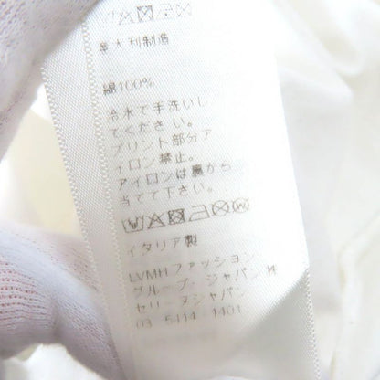 Celine 2x314916g 100% Cotton Logo Print Crew Neck Short Sleeve T-shirt White