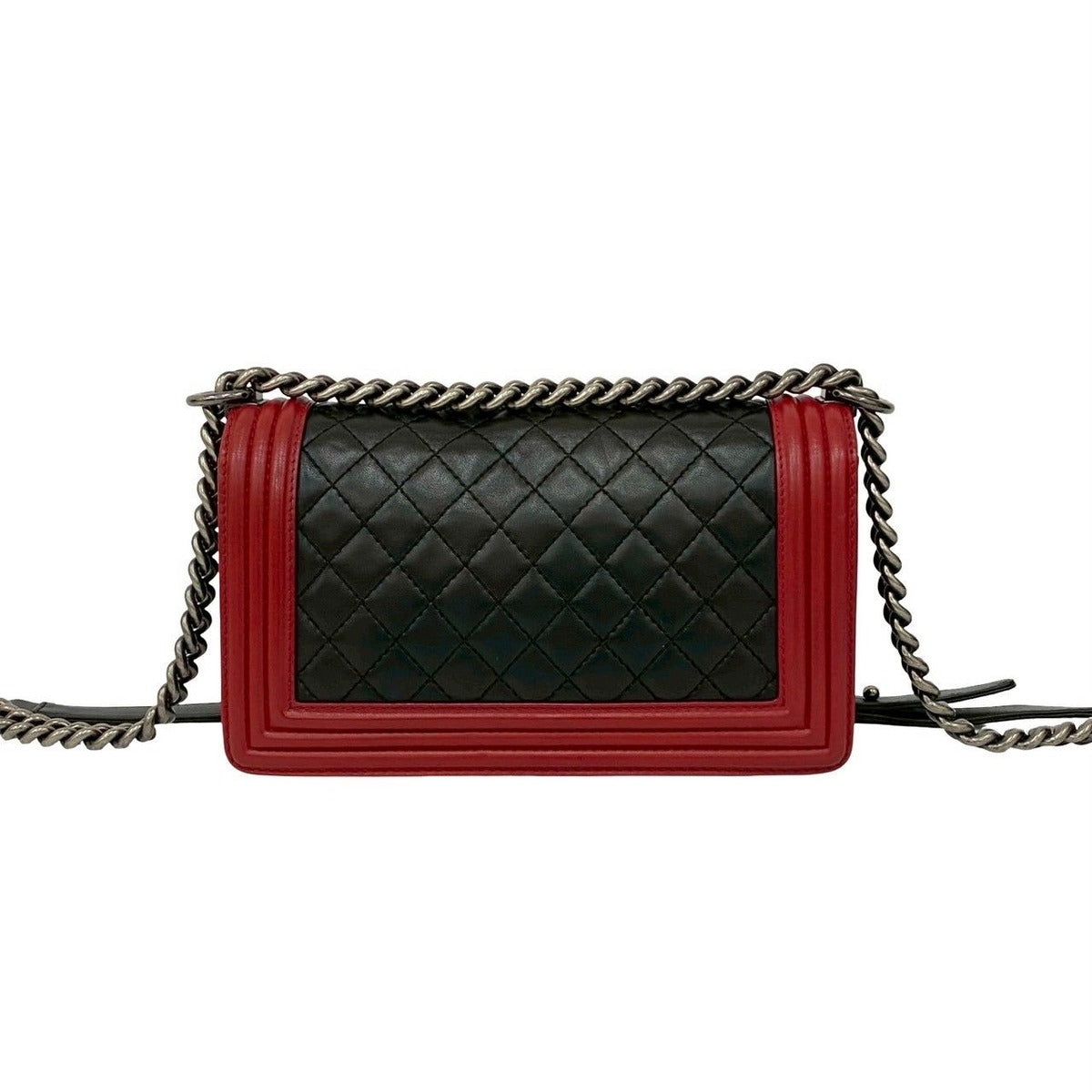 Chanel CC Logo Lambskin Leather Chain — view 3