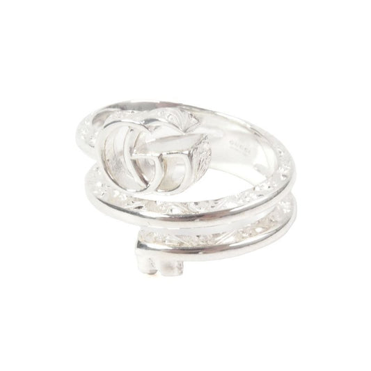 Gucci Double G Key Motif Ring AG 925 Silver 18 Weight