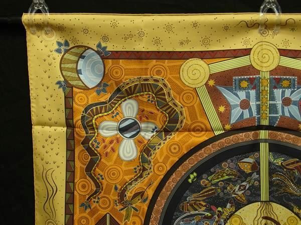 Hermes REVE D&#039;australie [dream Of Australia] Carré 90 Silk Scarf Shawl