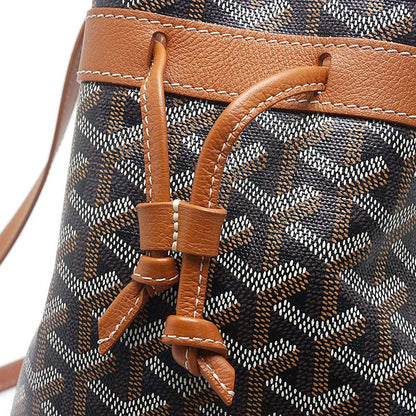 Goyard Petit Flo Bucket Bag Shoulder Bag Brown