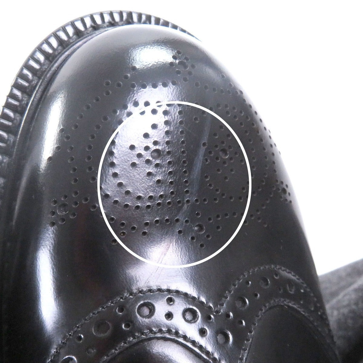 Dior Homme Evidence Leather CD Logo Medallion Wingtip Oak Side Gore — view 11