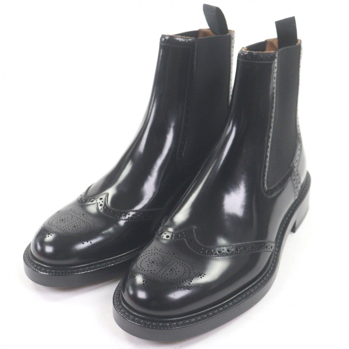 Dior Homme Evidence Leather CD Logo Medallion Wingtip Oak Side Gore