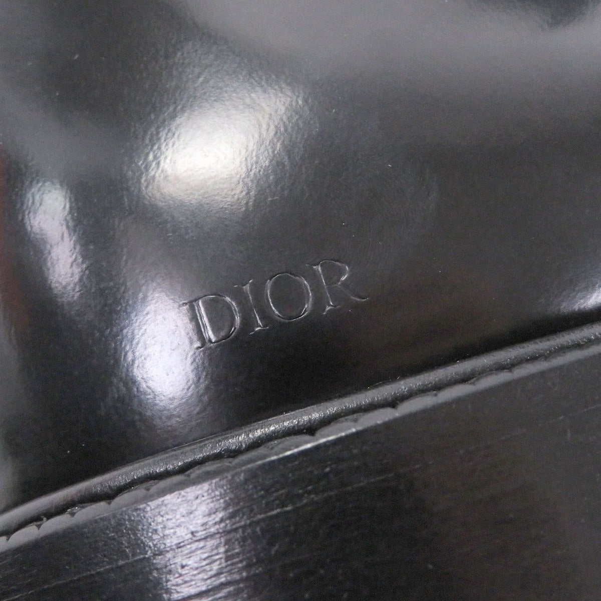 Dior Homme Evidence Leather CD Logo Medallion Wingtip Oak Side Gore — view 7