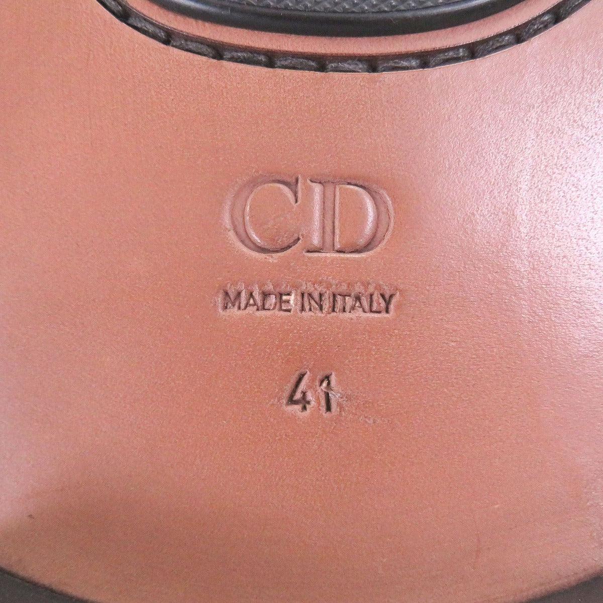 Dior Homme Evidence Leather CD Logo Medallion Wingtip Oak Side Gore — view 10
