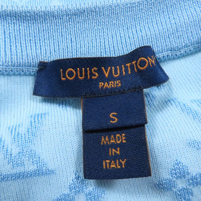 Louis Vuitton 24SS Silk Monogram Jacquard Top Jogging Pants Setup Light Blue S