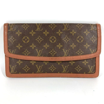 Louis Vuitton Clutch Pochette Dam GM Monogram Canvas Brown