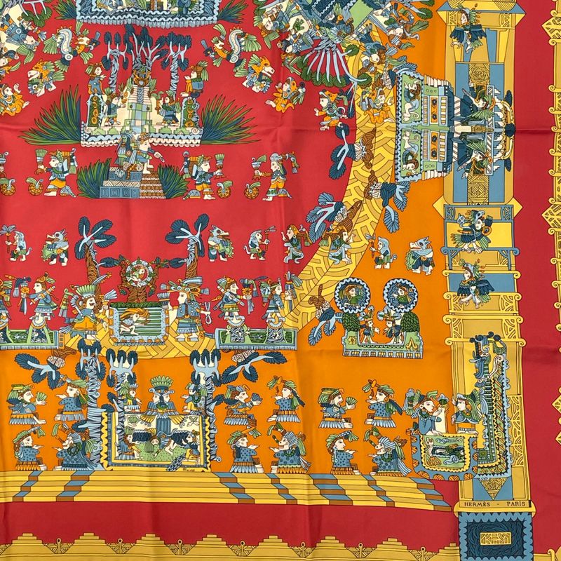 Hermes Scarf Carre 90 Astres Et Soleils Celestial Bodies And The Sun Multicolor