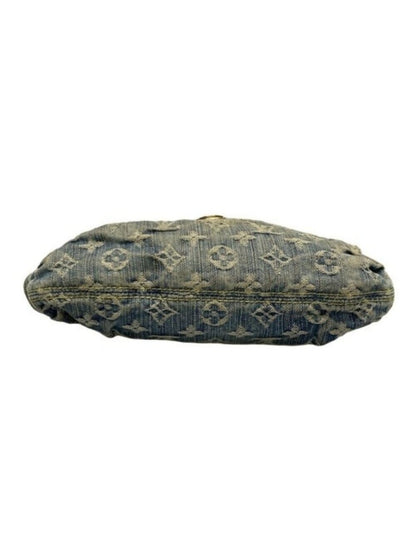 Louis Vuitton Denim Mini Pleaty Vintage Pouch Pochette Bag Monogram