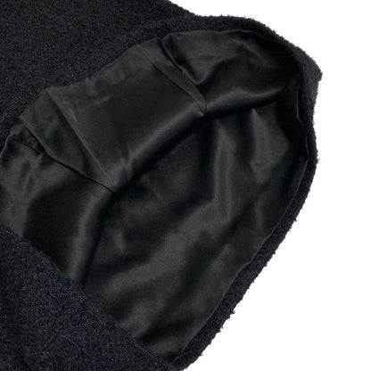 Chanel Skirt Suit Size 36 S Ladies - P36756/p36722 Black Mohair Blend W/camelia