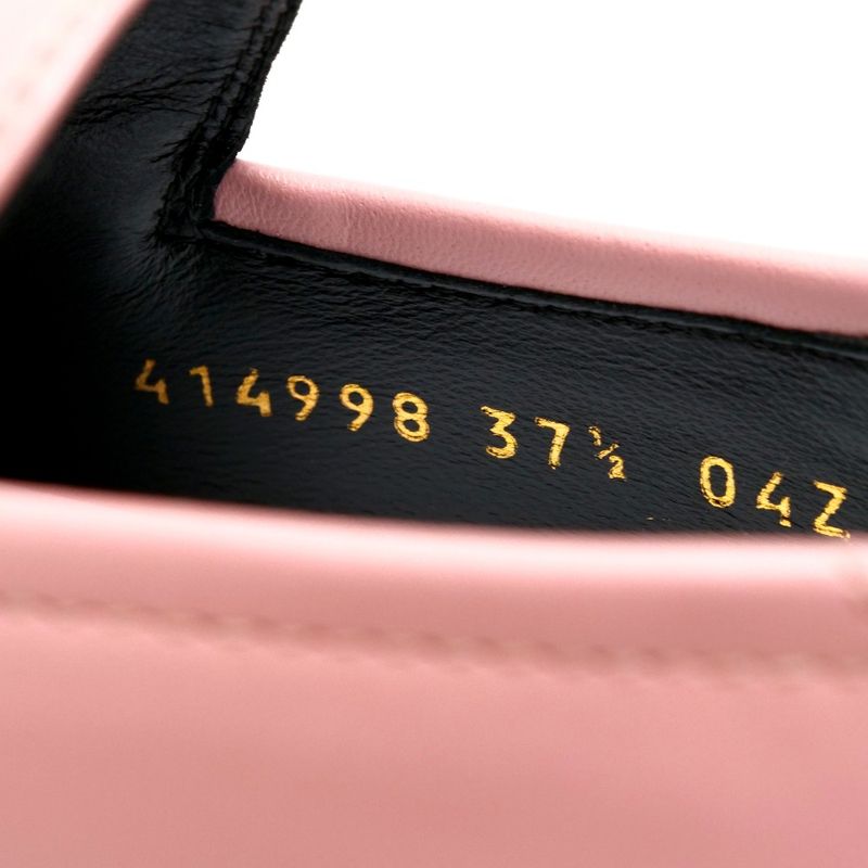 Gucci Brixton Loafers Size 37.5 Leather Horsebit Made In Italy 20250508 Ra4685