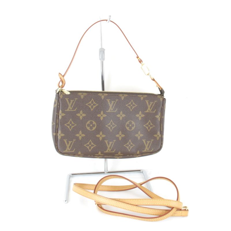 Louis Vuitton Pochette Accessoire M51980 Shoulder Bag Monogram Canvas Pouch