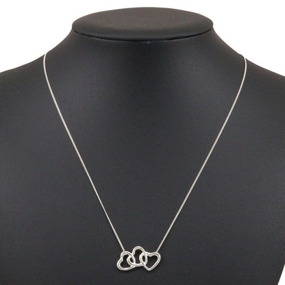 Tiffany & Co Triple Heart 925 Silver Ladies 3.4g Necklace