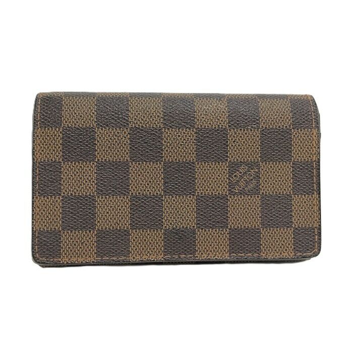 Louis Vuitton Porte Feuille Tresor Fold Wallet With L-shaped Zipper Damier