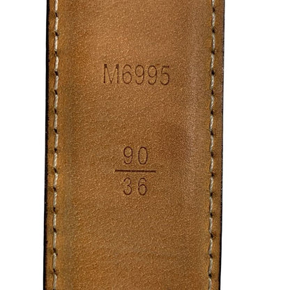 2963 Louis Vuitton M6995 Santure Ellipse Belt Louis Vuitton 90 36 Size Santure