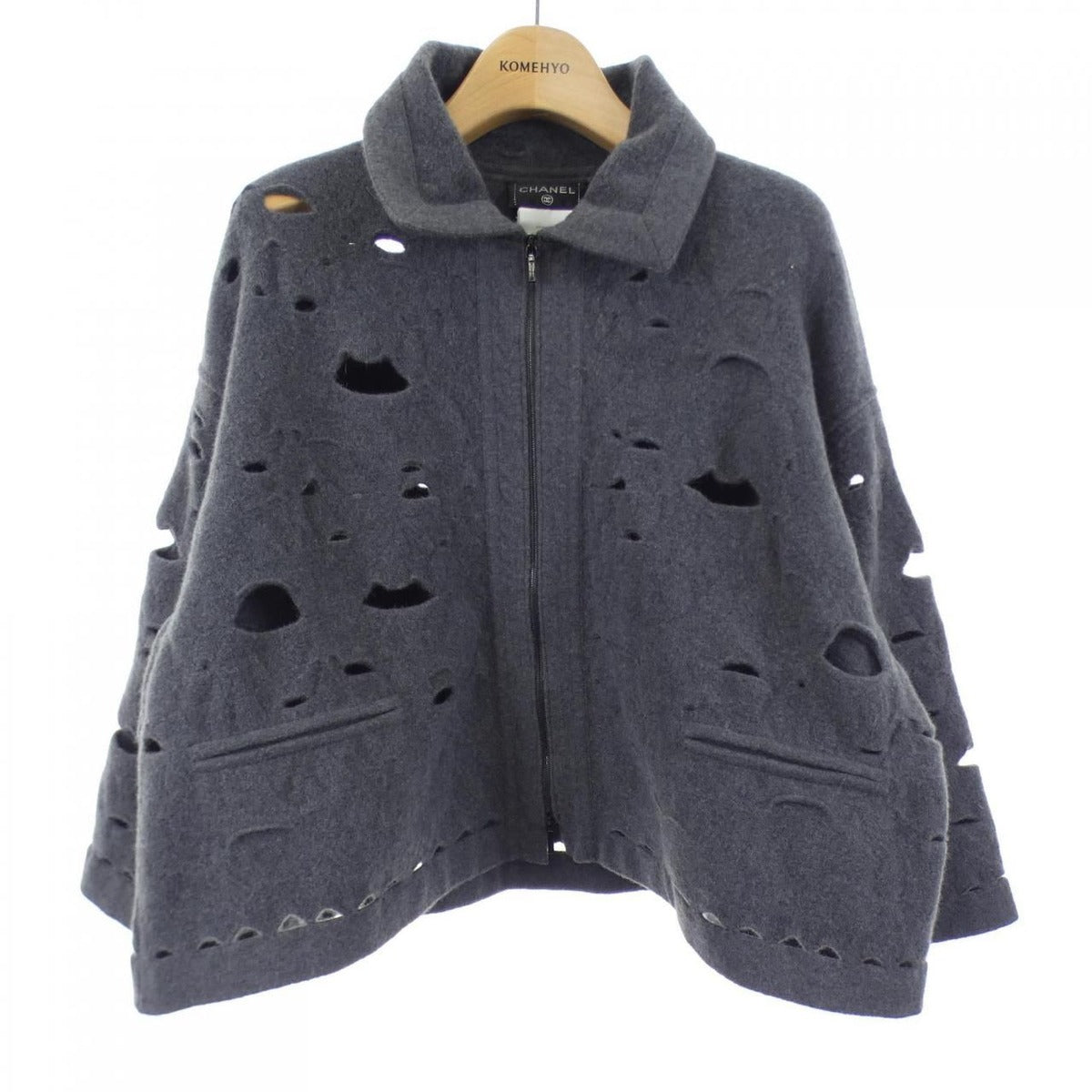 Chanel Size 38 Gray Jacket