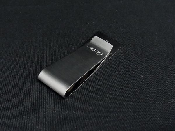 Cartier 2C Money Clip Men's Silver Fs2583