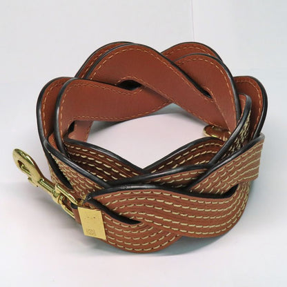 Loewe Shoulder - Wavy - Stitch Brown Gdhardware Bag Strap Single Item