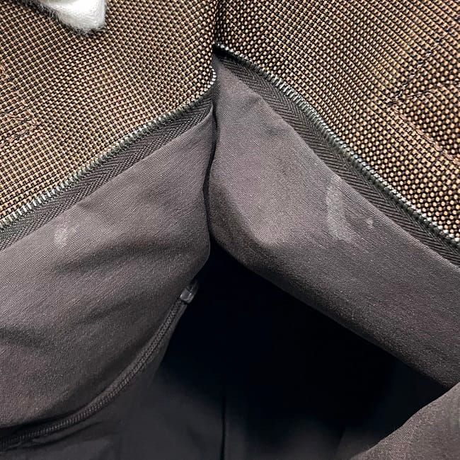 Hermes Tote Bag Her Line Cabas Brown Yale Excellent Condition