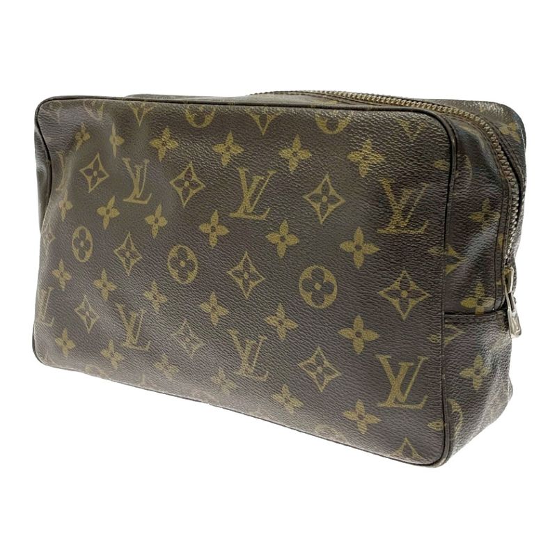 Louis Vuitton M47522 Monogram PVC Trousse Toilette 28 Brown 317550 Second Bag